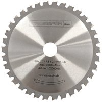 TCT saw blade for metalworking 180mm 180x3,1x2,0x25,4mm 34T