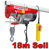 Electric rope hoist PA300E with Pulley max pulling force 150/300KG 18 Meter rope